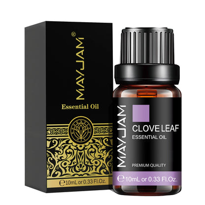 MAYJAM 10ML Lavender Lemongrass Jasmine Vanilla Eucalyptus Rose Lemon Essential Oil For Humidifier Diffuser Candle Making