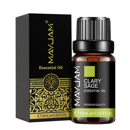 MAYJAM 10ML Lavender Lemongrass Jasmine Vanilla Eucalyptus Rose Lemon Essential Oil For Humidifier Diffuser Candle Making