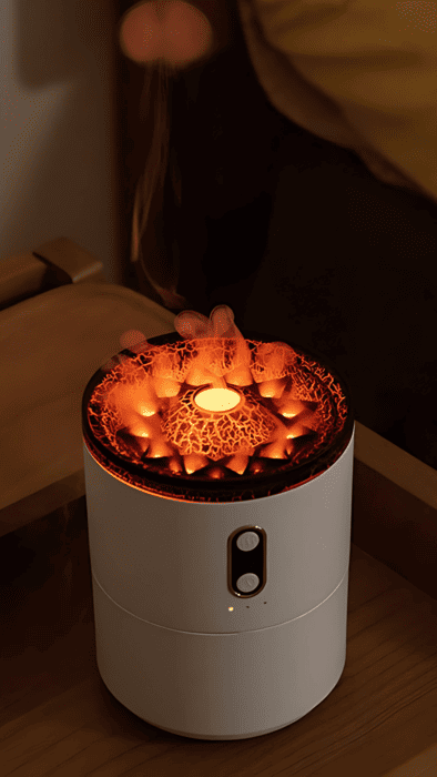 humidificateur flamme relax