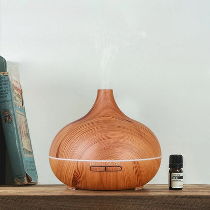 Diffuseur en Bois et Lumières Apaisantes